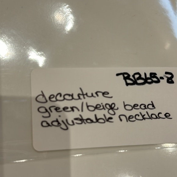 NWT DECOUTURE Beaded Statement Necklace - Picture 6 of 7